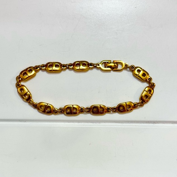 Dior Gold CD Logo Bracelet - Picture 4 of 6